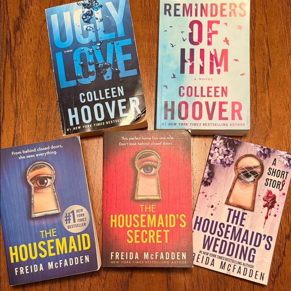 Colleen Hoover and Freida McFadden Book Set